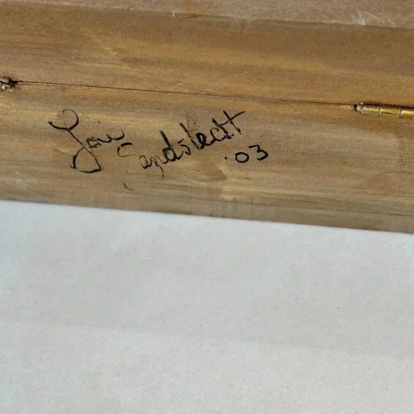 Mixt Bags By Lori Sandstedt Custom Made Cigar Box Bag Multicolor Size 6 x 4.5 - Picture 4 of 13